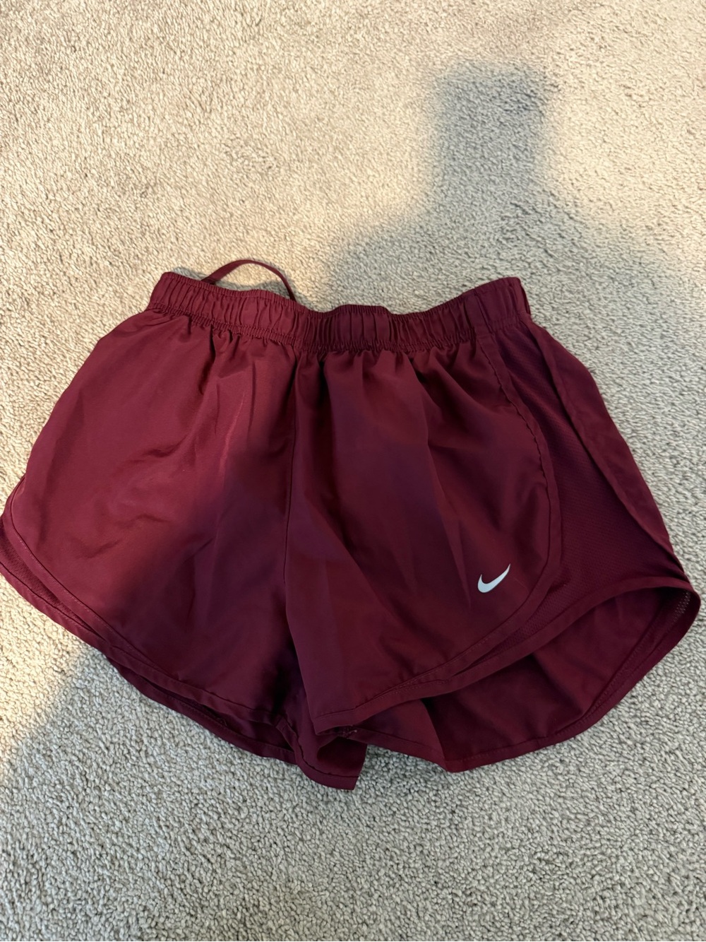 Nike Women's Maroon Athletic Shorts